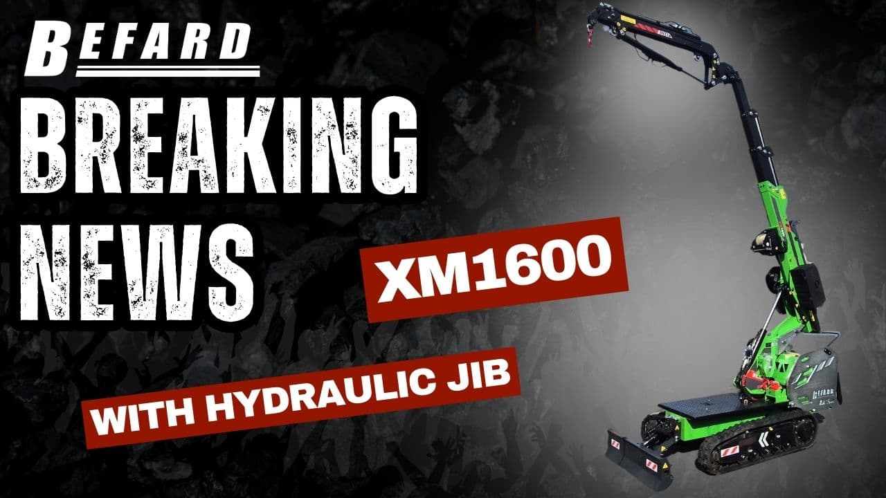 NOUVEAUTÉ dans l’offre BEFARD – XM1600 avec jib hydraulique !