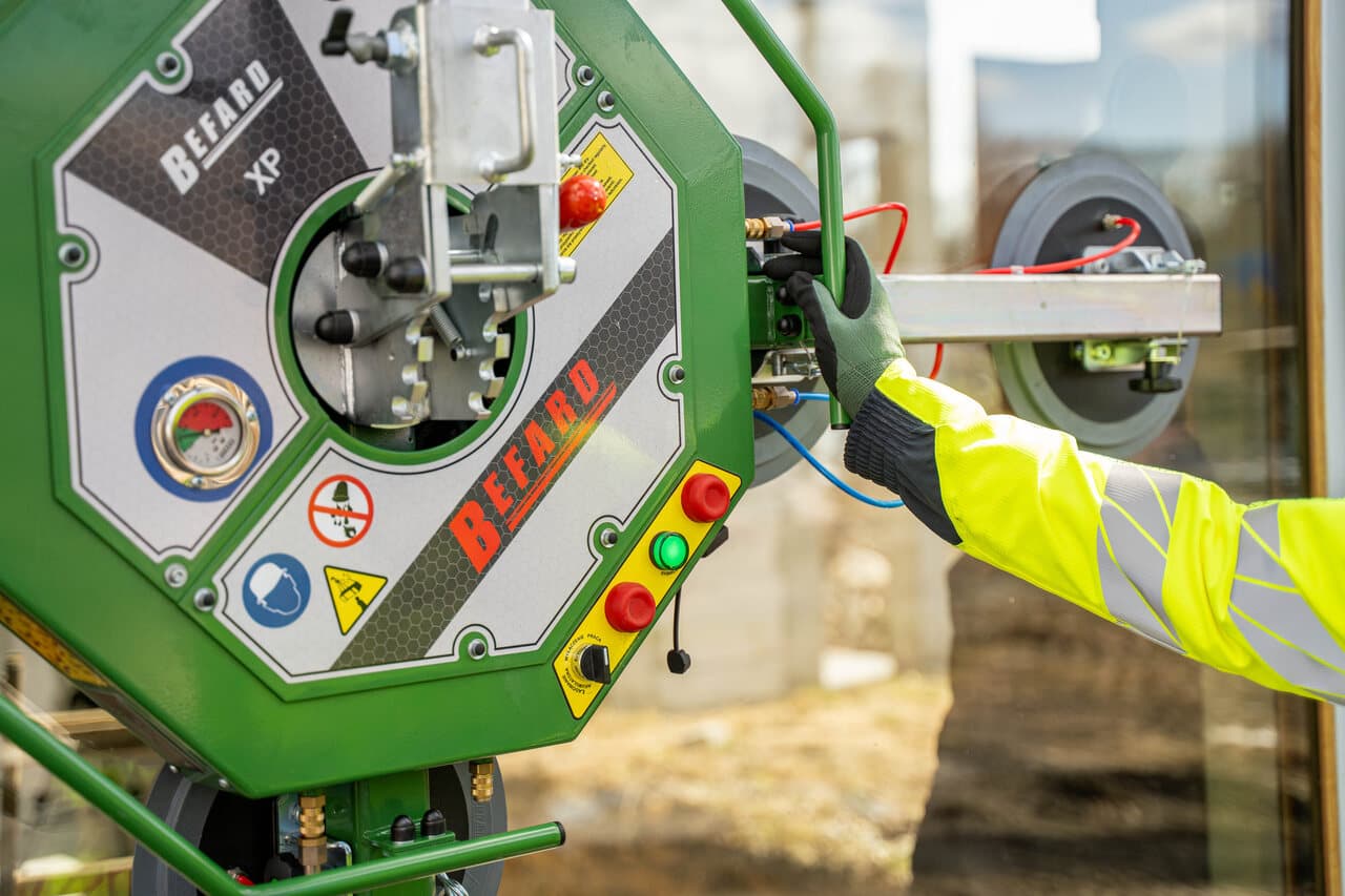 Próżniowy chwytak do szyb BEFARD XP