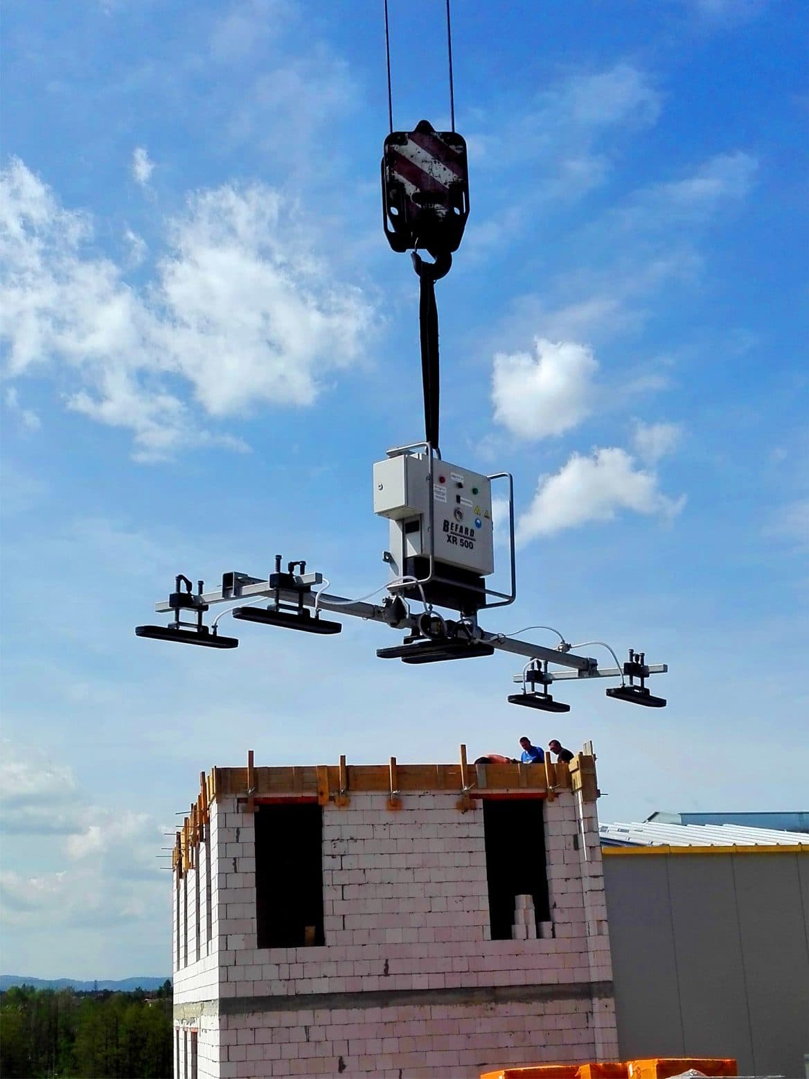 chwytak próżniowy do płyt warstwowych BEFARD XR500