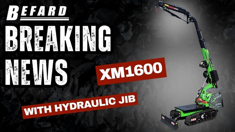 NEW in the BEFARD range – XM1600 with hydraulic JIB!