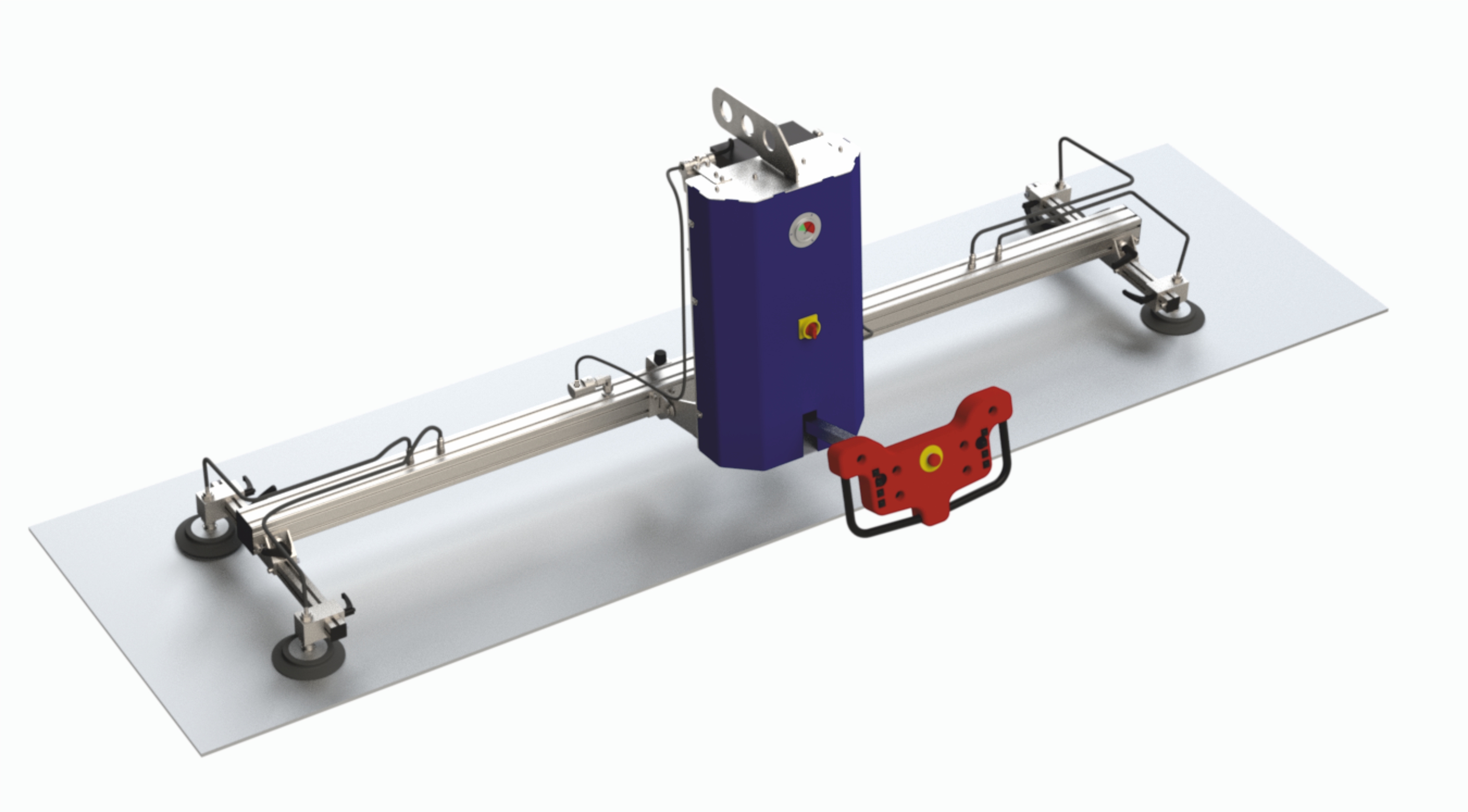 vacuum gripper for worktops and sheets