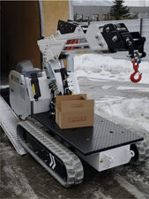 pick and carry crane crawler chassis